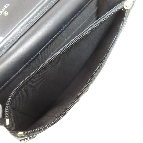 CHANEL Black Logo Wallet - Picture 7 of 16